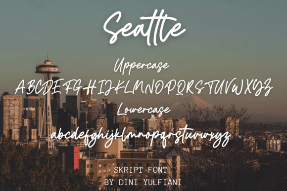 Seattle Font Poster 6