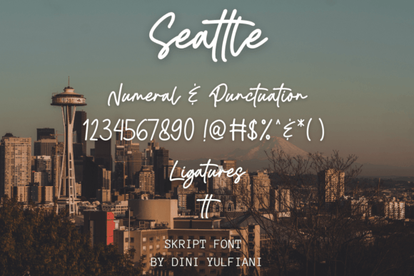 Seattle Font Poster 7