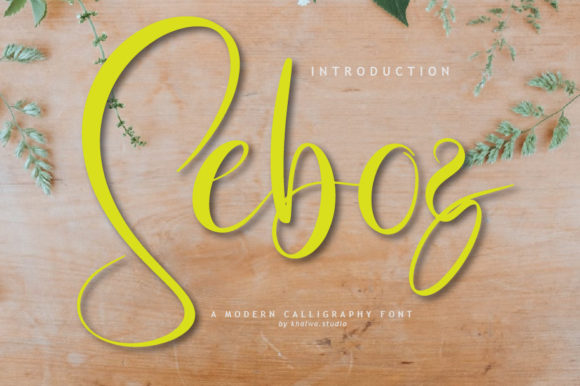 Seboz Script Font