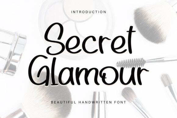 Secret Glamour Font Poster 1