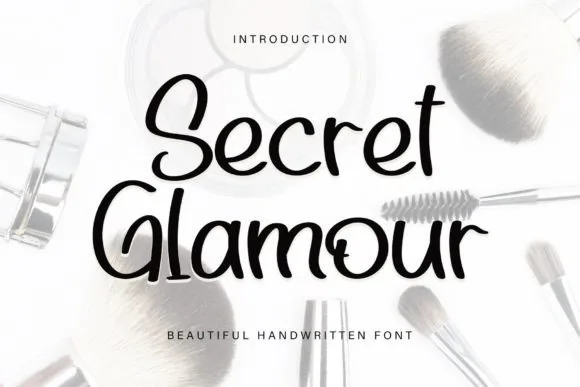 Secret Glamour Font Secret Glamour Font Poster 1