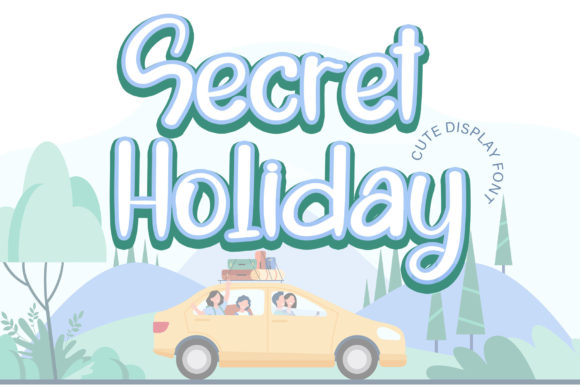 Secret Holiday Font Poster 1
