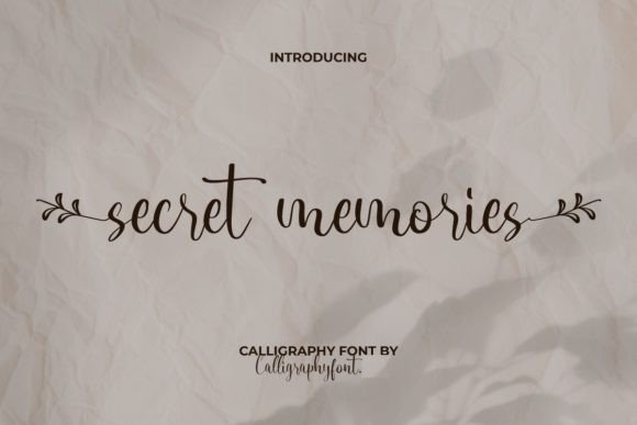 Secret Memories Font