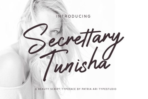 Secrettary Tunisha Font Poster 1