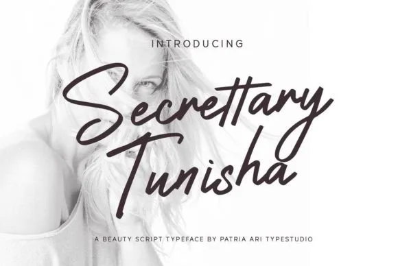 Secrettary Tunisha Font Poster 1