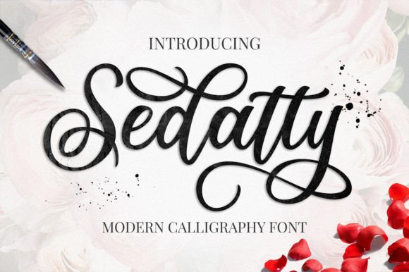 Sedatty Font Poster 1