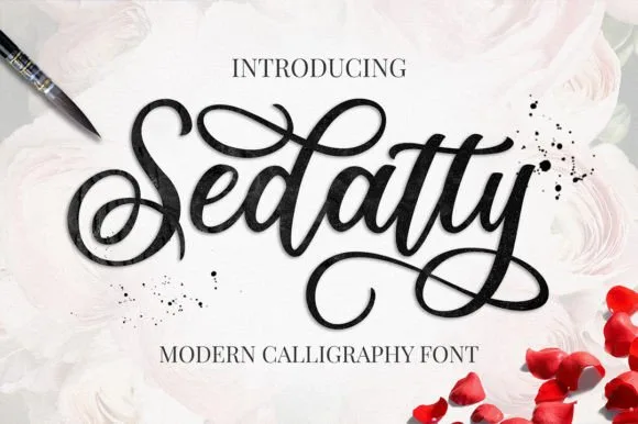 Sedatty Font Sedatty Font Poster 1