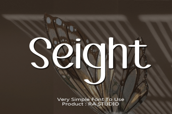 Seight Font Poster 1