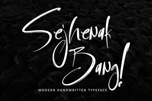 Sejhenak Bang Font Sejhenak Bang Font Poster 1