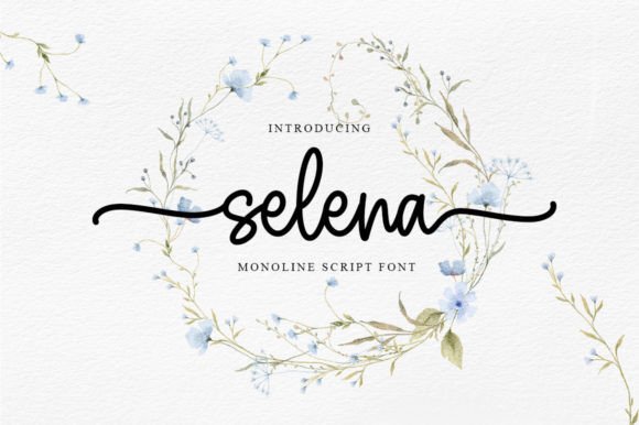 Selena Font Poster 1