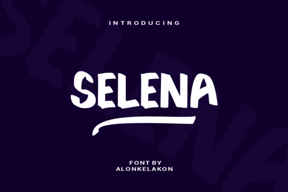 Selena Font Poster 1