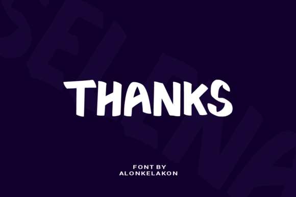 Selena Font Poster 3