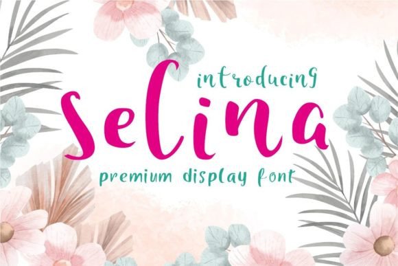 Selina Font Poster 1