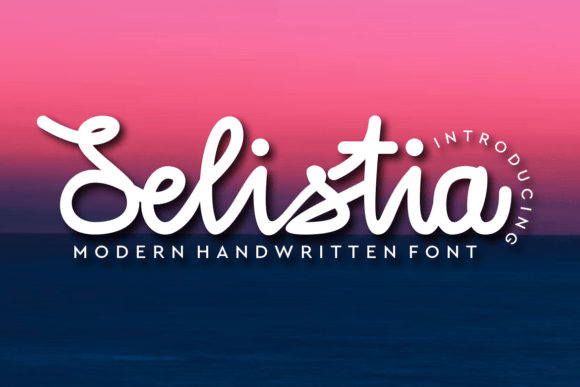 Selistia Font Poster 2