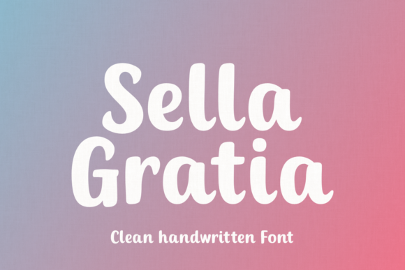 Sella Gratia Font Poster 1