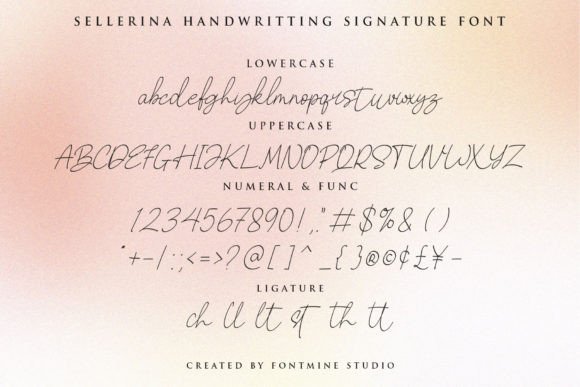 Sellerina Font Poster 9