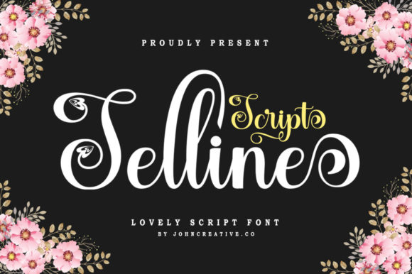 Selline Script Font Poster 1