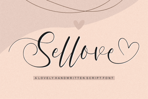 Sellove Font Sellove Font Poster 1