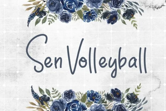 Sen Volleyball Font Sen Volleyball Font Poster 1