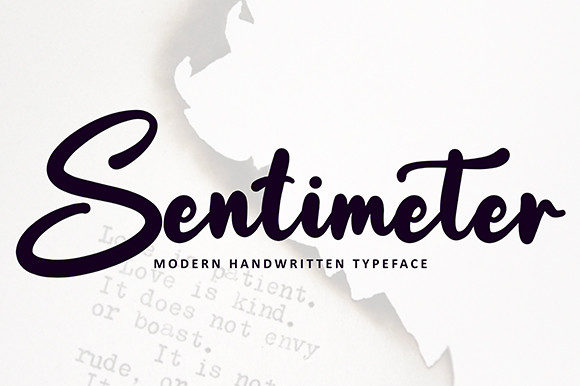 Sentimeter Font