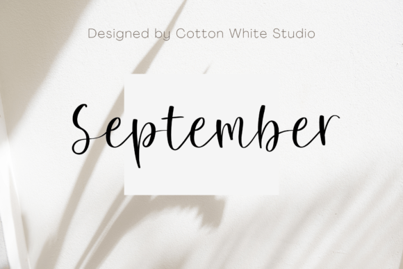 September Font