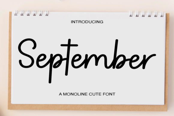 September Font Poster 1
