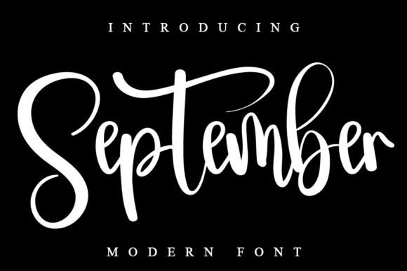 September Font Poster 1