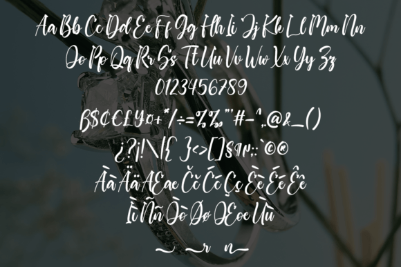 September Rain Font Poster 7