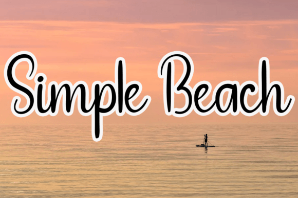 September Rain Font Poster 2