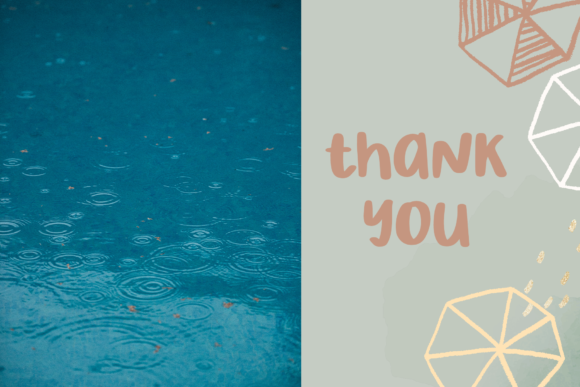 September Rain Font Poster 5