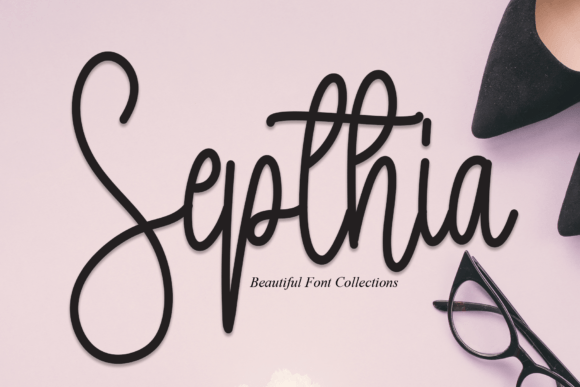Septhia Font Poster 1