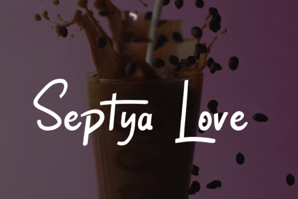 Septya Love Font Poster 1