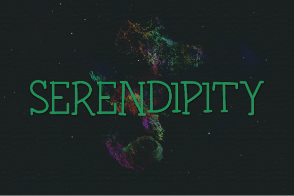 Serendipity Font Poster 1