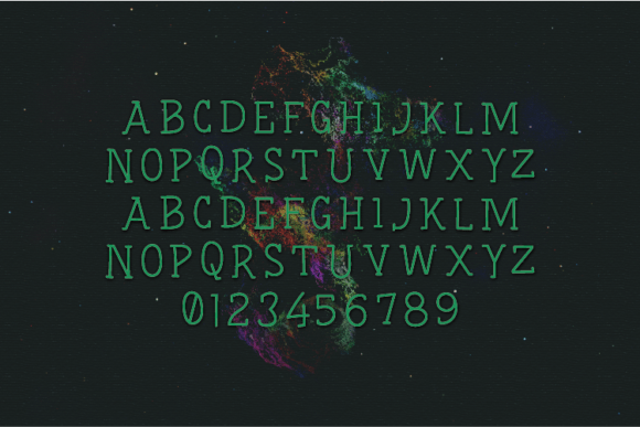 Serendipity Font Poster 2