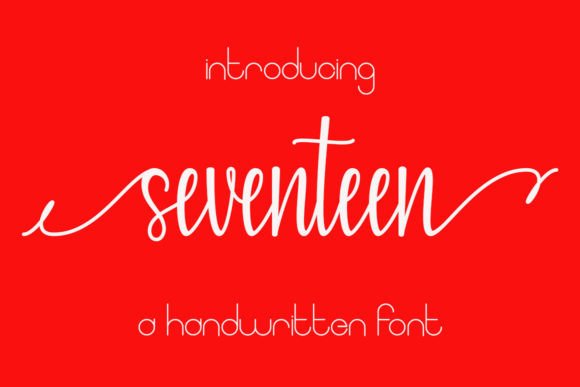 Seventeen Font Poster 1