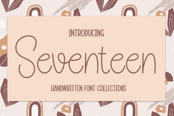 Seventeen Font Poster 1