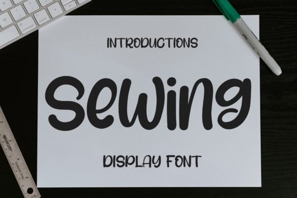 Sewing Font