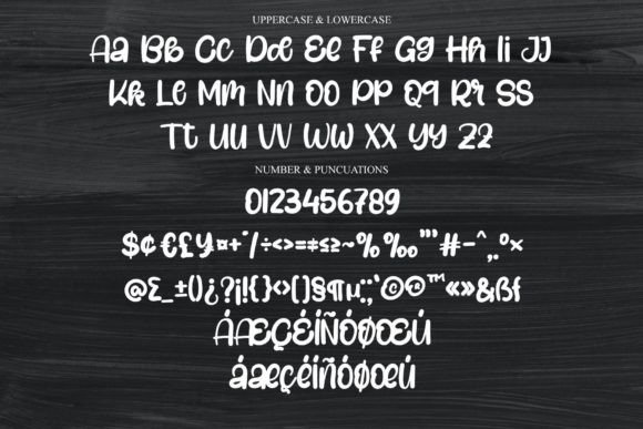 Sewing Font Poster 5