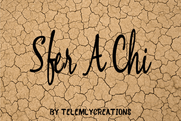 Sfer a Chi Font Poster 2