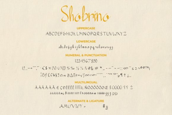 Shabrina Font Poster 4
