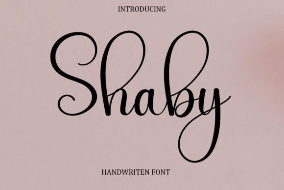 Shaby Font Poster 1
