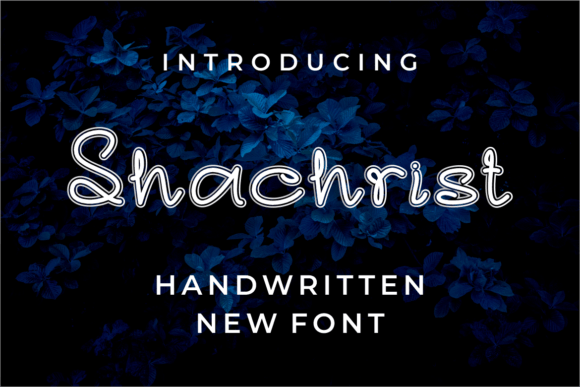 Shachrist Font Poster 1