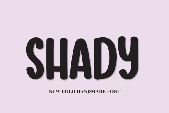 Shady Font Poster 1