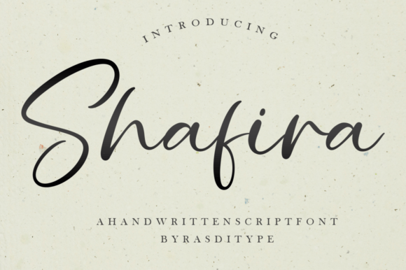 Shafira Font Poster 1