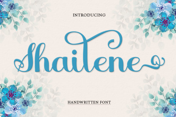 Shailene Font Poster 1