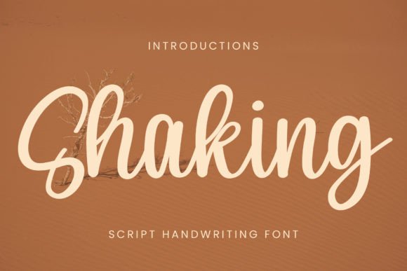 Shaking Font Poster 1
