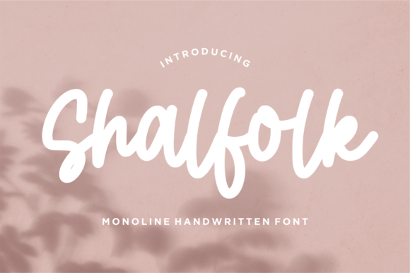 Shalfolk Font Shalfolk Font Poster 1