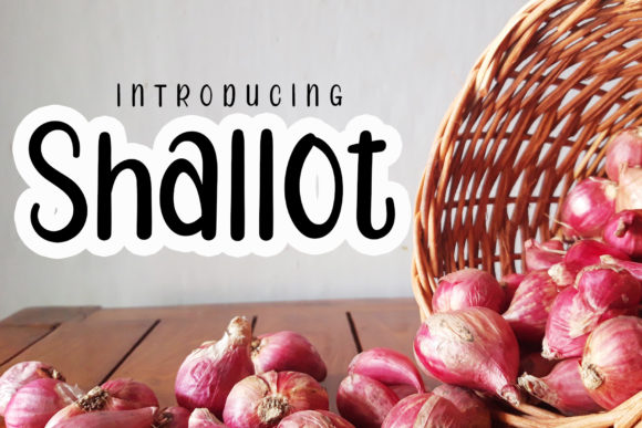 Shallot Font Poster 1