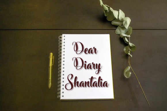 Shantalia Font Poster 2