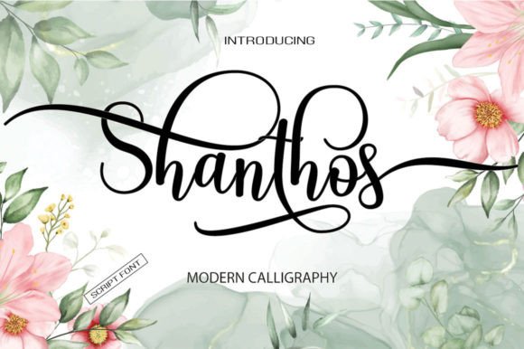 Shanthos Font Poster 1